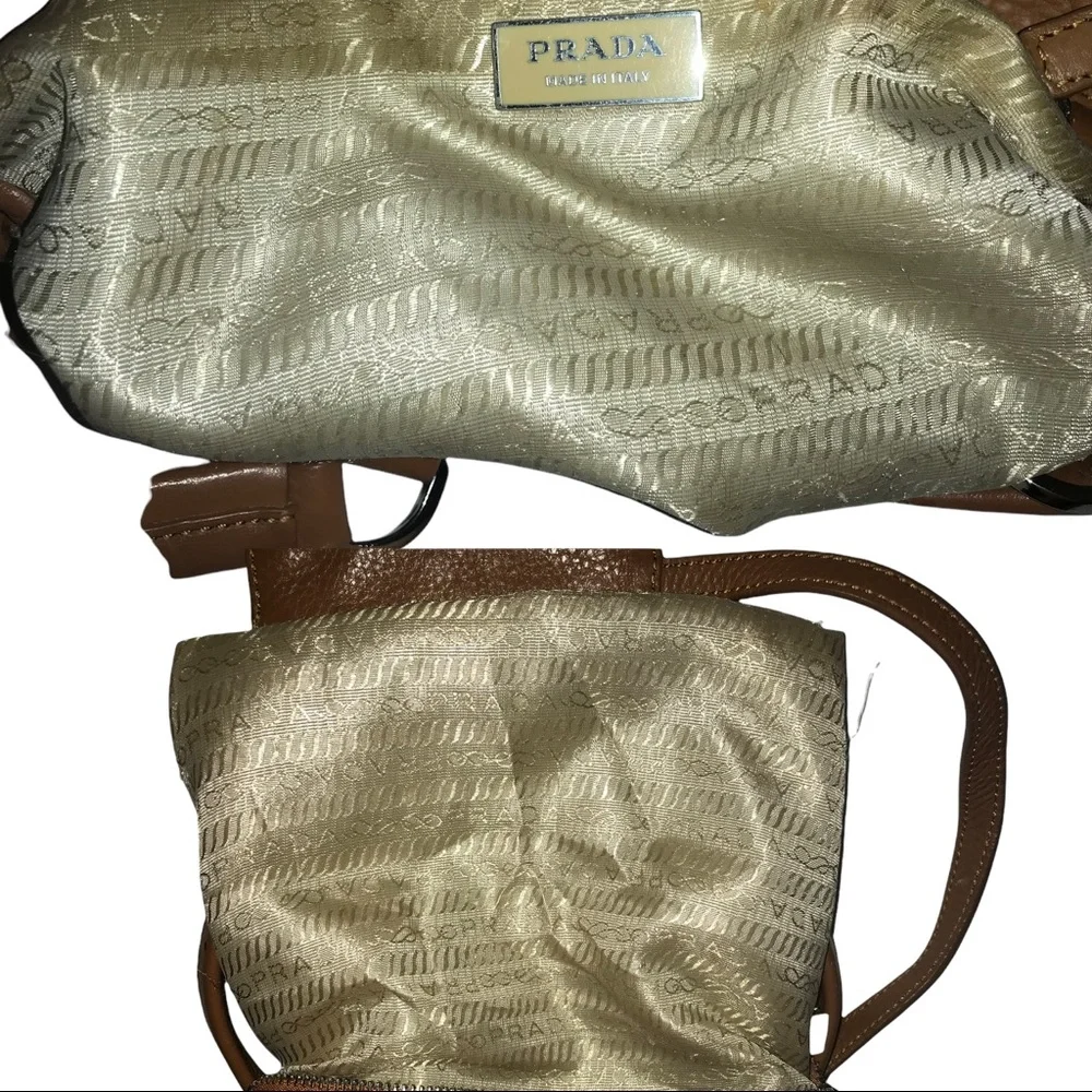 Well Made Leather Prada Brown Hobo Bag - Picture 8 of 13